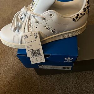 Adidas Stan Smith White leopard Sneakers